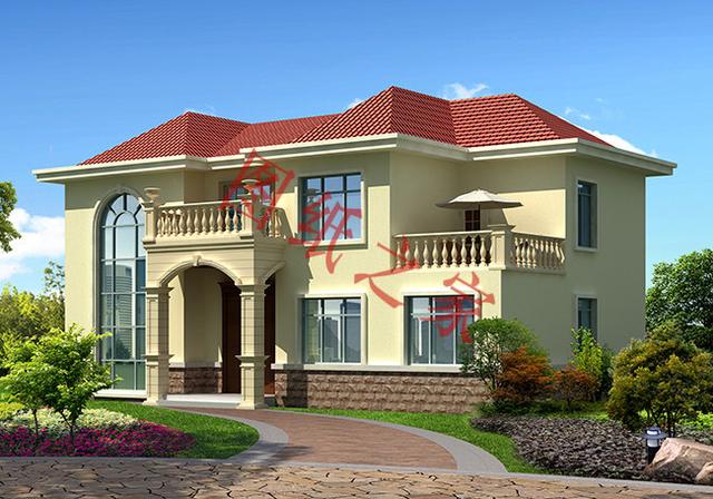 6款二層農村別墅設計圖，外觀明亮、簡單耐看，非常適合農村自建房！