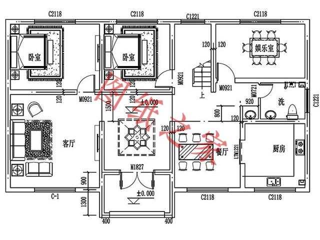 6款二層農村別墅設計圖，外觀明亮、簡單耐看，非常適合農村自建房！