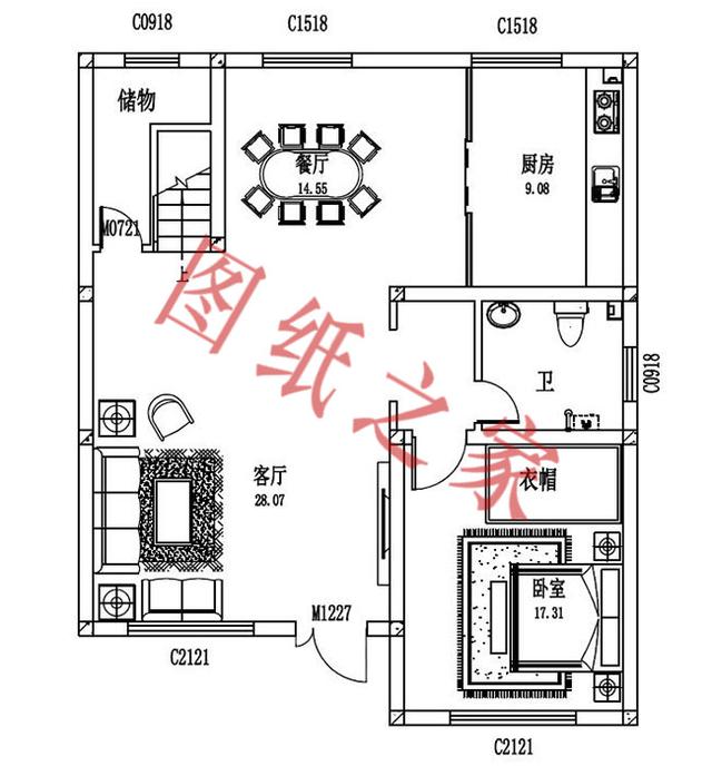 5款二層新農(nóng)村別墅設(shè)計(jì)圖，外觀簡(jiǎn)約時(shí)尚，造價(jià)也不高