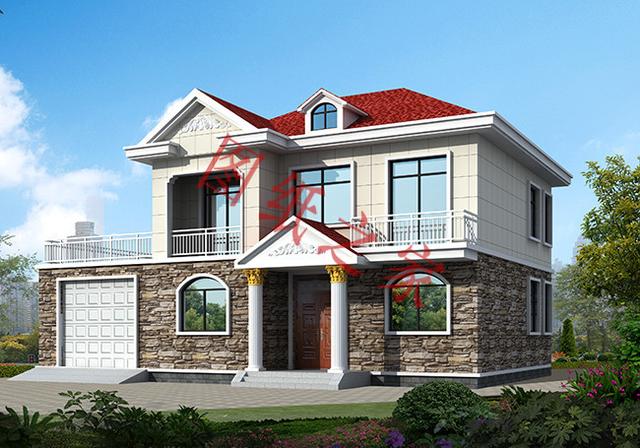 5款二層新農(nóng)村別墅設(shè)計(jì)圖，外觀簡(jiǎn)約時(shí)尚，造價(jià)也不高