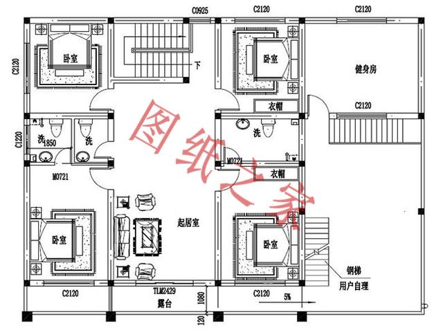 5款二層新農(nóng)村別墅設(shè)計(jì)圖，外觀簡(jiǎn)約時(shí)尚，造價(jià)也不高