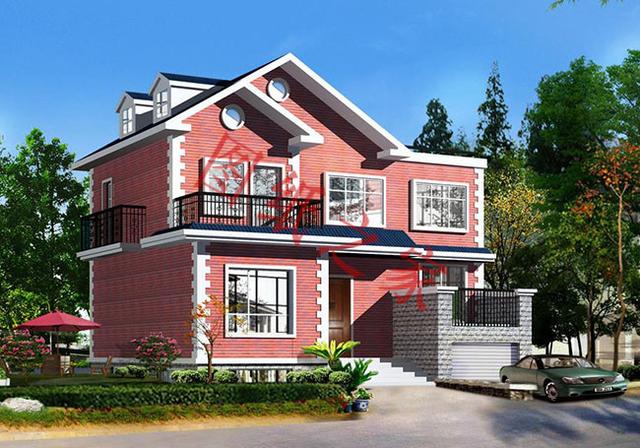 5款二層新農(nóng)村別墅設(shè)計(jì)圖，外觀簡(jiǎn)約時(shí)尚，造價(jià)也不高