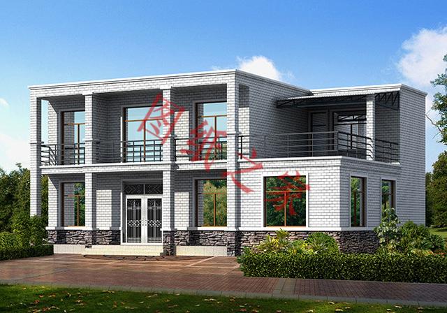 5款二層新農(nóng)村別墅設(shè)計(jì)圖，外觀簡(jiǎn)約時(shí)尚，造價(jià)也不高