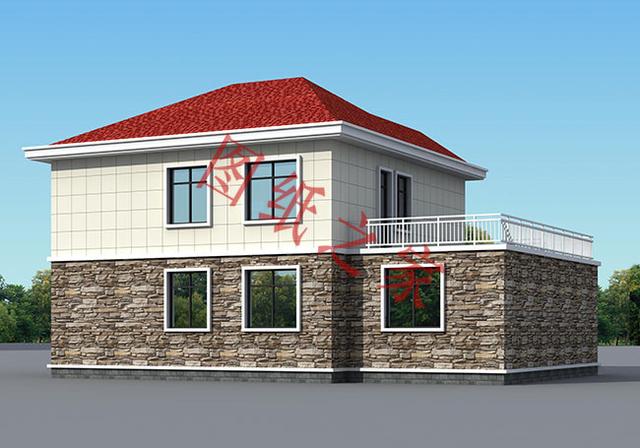 5款二層新農(nóng)村別墅設(shè)計(jì)圖，外觀簡(jiǎn)約時(shí)尚，造價(jià)也不高