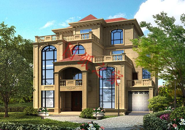 豪華大氣四層農(nóng)村自建房，一點(diǎn)也不必城里別墅差！