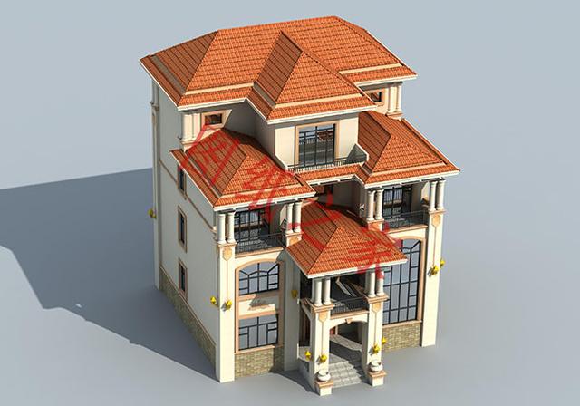 豪華大氣四層農(nóng)村自建房，一點(diǎn)也不必城里別墅差！