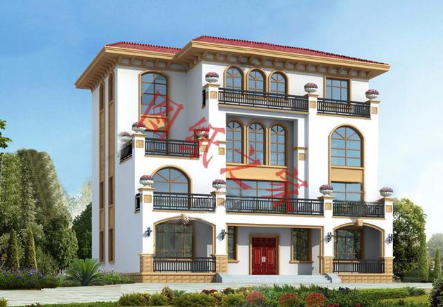 豪華大氣四層農(nóng)村自建房，一點(diǎn)也不必城里別墅差！