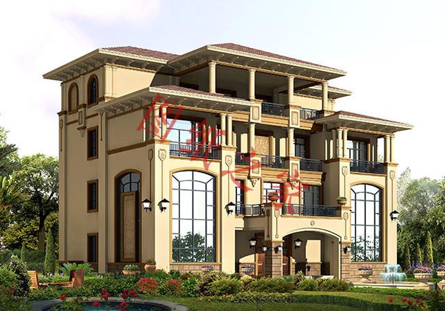 豪華大氣四層農(nóng)村自建房，一點(diǎn)也不必城里別墅差！