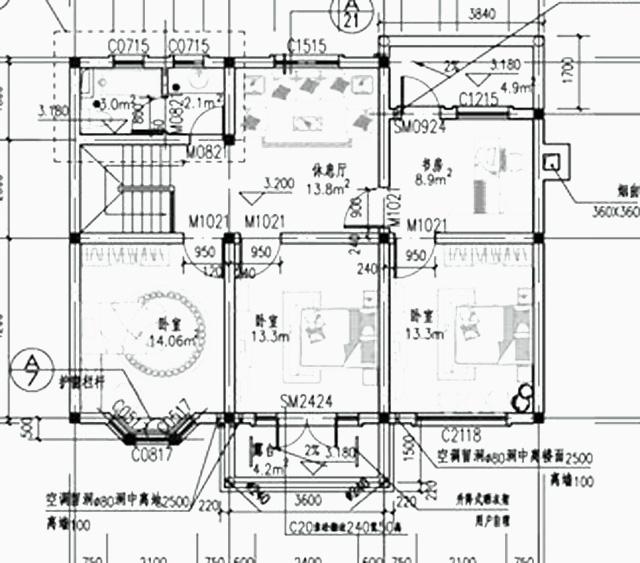 3棟占地90平的二層別墅設(shè)計(jì)圖，造價(jià)15萬元以內(nèi)，實(shí)用且實(shí)惠，非常適合農(nóng)村小家庭居住