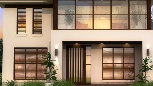 130平二層別墅設(shè)計(jì)圖，帶旋轉(zhuǎn)樓梯+車庫，真實(shí)用！