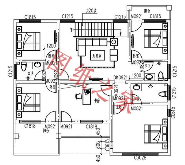 6款二層別墅設計圖，精致漂亮，經濟劃算，告別搖號買房