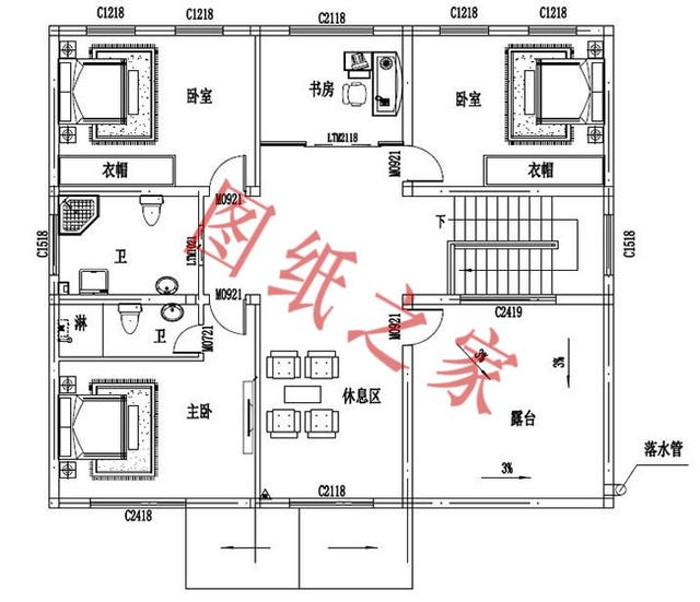 6款二層別墅設計圖，精致漂亮，經濟劃算，告別搖號買房