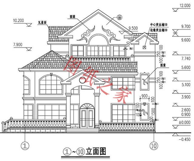 三層農(nóng)村別墅設(shè)計(jì)圖，簡(jiǎn)單大氣，有沒(méi)有讓你心動(dòng)的一款？