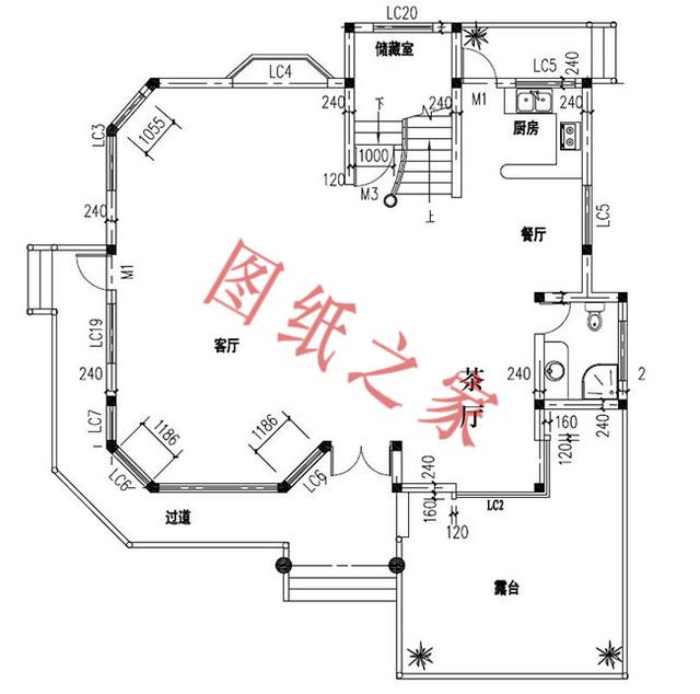 三層農(nóng)村別墅設(shè)計(jì)圖，簡(jiǎn)單大氣，有沒(méi)有讓你心動(dòng)的一款？