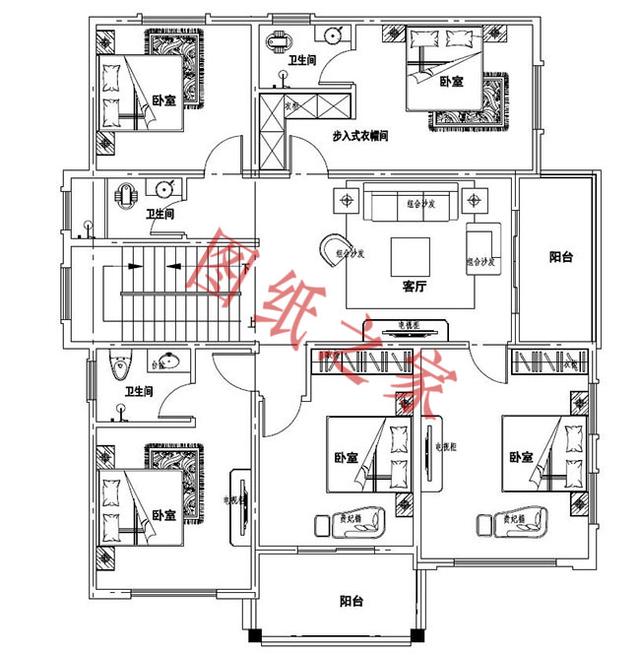 三層農(nóng)村別墅設(shè)計(jì)圖，簡(jiǎn)單大氣，有沒(méi)有讓你心動(dòng)的一款？