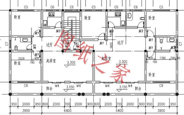 5款兄弟雙拼別墅設(shè)計圖，美觀大氣，而且造價還不高。