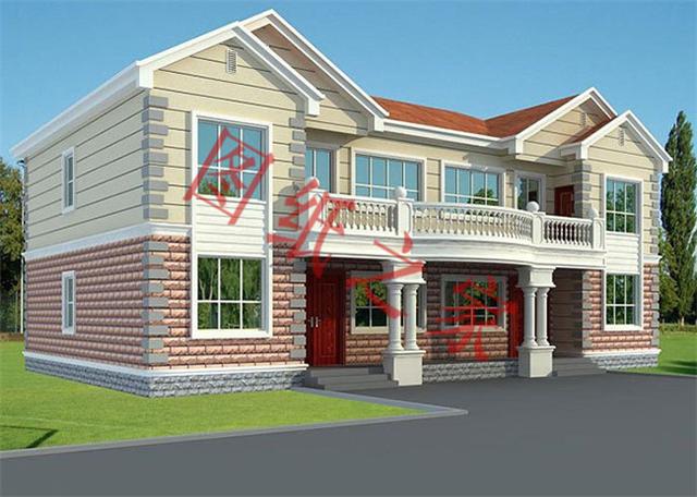 5款兄弟雙拼別墅設(shè)計圖，美觀大氣，而且造價還不高。