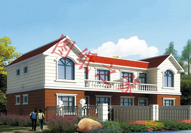 5款兄弟雙拼別墅設(shè)計圖，美觀大氣，而且造價還不高。