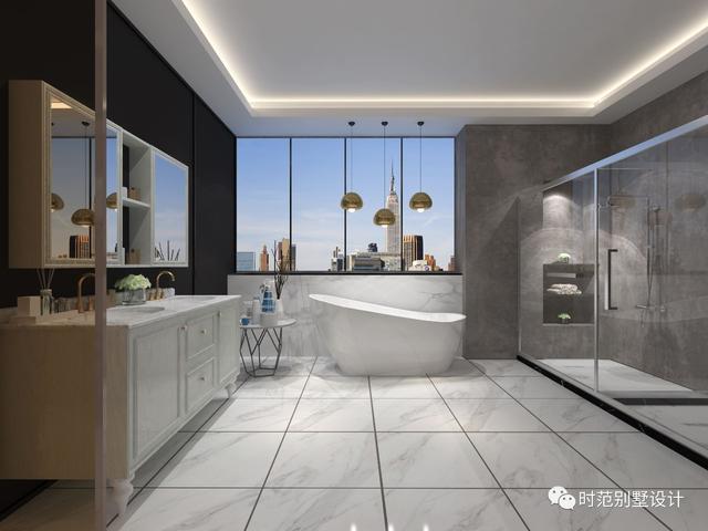 三層現(xiàn)代復(fù)式別墅設(shè)計圖，舒適愜意，帶娛樂室+茶室，適合四世同堂大家庭居住