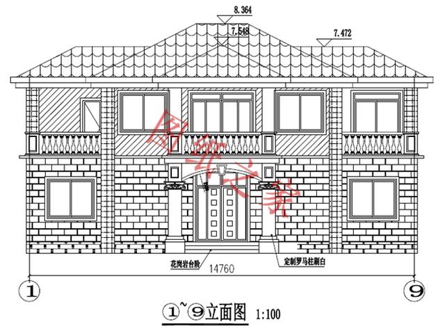6款二層農(nóng)村別墅設(shè)計圖，精美大方，包你滿意！
