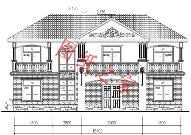 6款二層農(nóng)村別墅設(shè)計圖，精美大方，包你滿意！