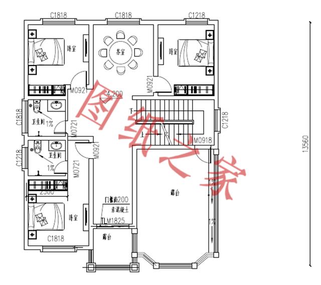 6款二層農(nóng)村別墅設(shè)計圖，精美大方，包你滿意！