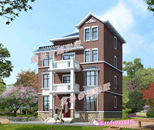 占地100平米的四層別墅設(shè)計(jì)圖，帶地下室，舒服，大氣、寬敞