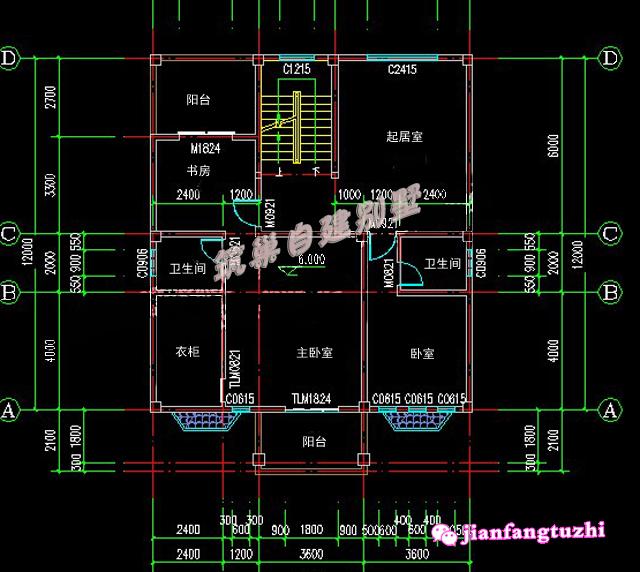 占地100平米的四層別墅設(shè)計(jì)圖，帶地下室，舒服，大氣、寬敞