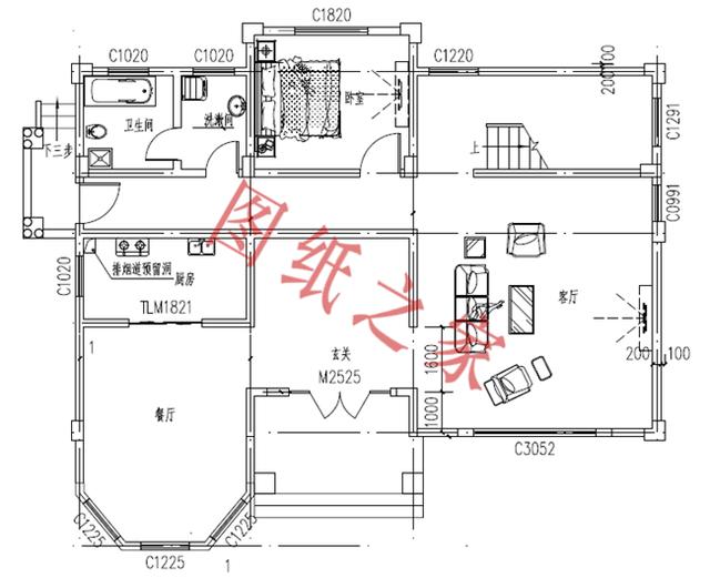 三層小別墅設計圖，外觀大氣、布局無可挑剔，經濟實惠又實用，你心動了嗎？