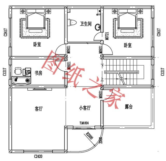 三層小別墅設計圖，外觀大氣、布局無可挑剔，經濟實惠又實用，你心動了嗎？