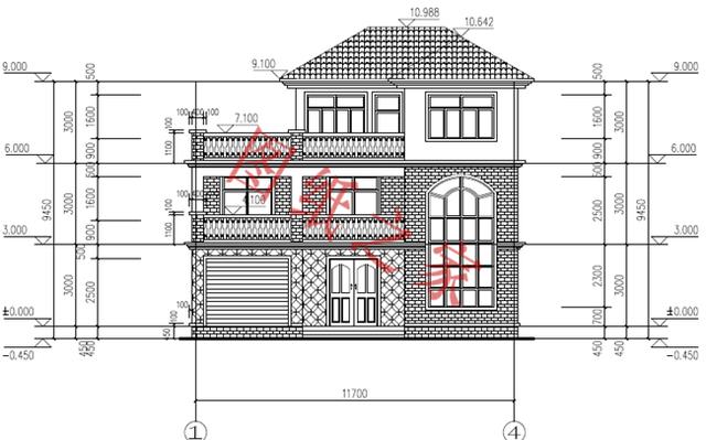 三層小別墅設計圖，外觀大氣、布局無可挑剔，經濟實惠又實用，你心動了嗎？