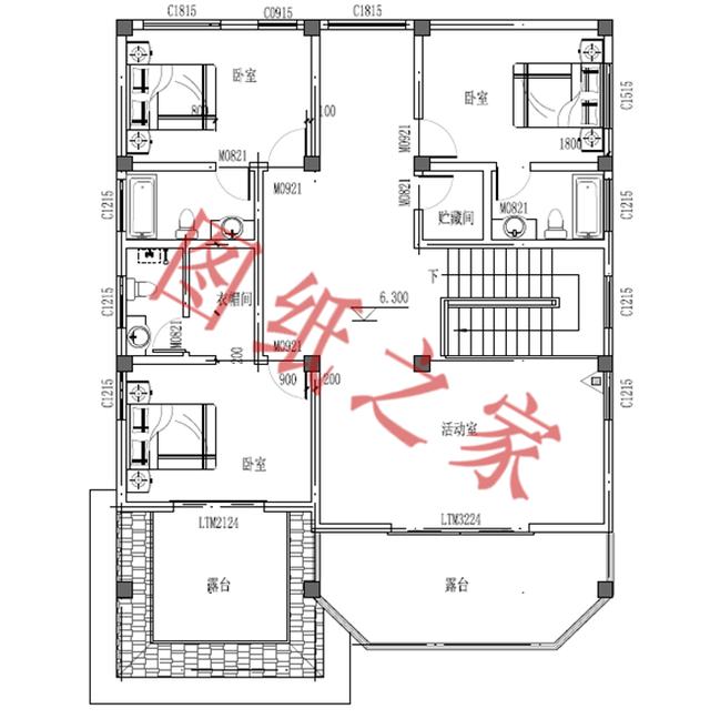 三層小別墅設計圖，外觀大氣、布局無可挑剔，經濟實惠又實用，你心動了嗎？