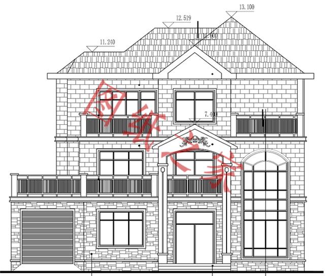三層小別墅設計圖，外觀大氣、布局無可挑剔，經濟實惠又實用，你心動了嗎？
