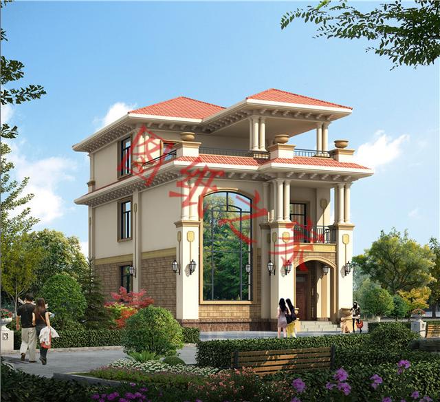 5款三層農(nóng)村別墅設計圖，溫馨舒適，戶型方正，簡單實用