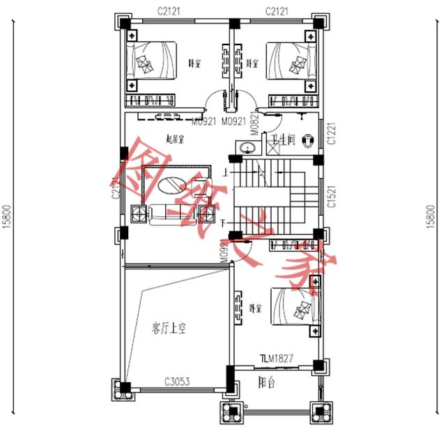5款三層農(nóng)村別墅設計圖，溫馨舒適，戶型方正，簡單實用