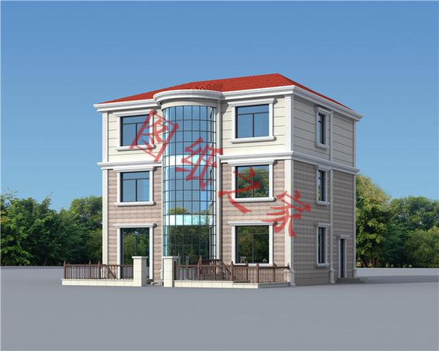 5款三層農(nóng)村別墅設計圖，溫馨舒適，戶型方正，簡單實用