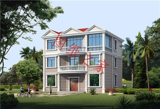 5款三層農(nóng)村別墅設計圖，溫馨舒適，戶型方正，簡單實用