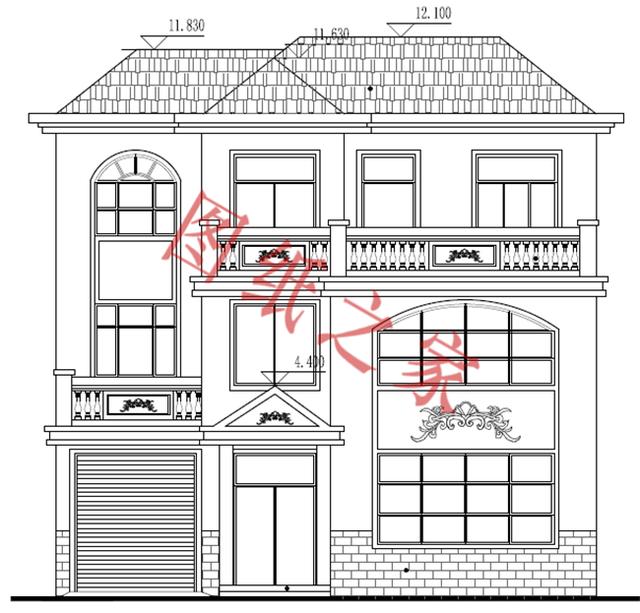 5款三層農(nóng)村別墅設計圖，溫馨舒適，戶型方正，簡單實用