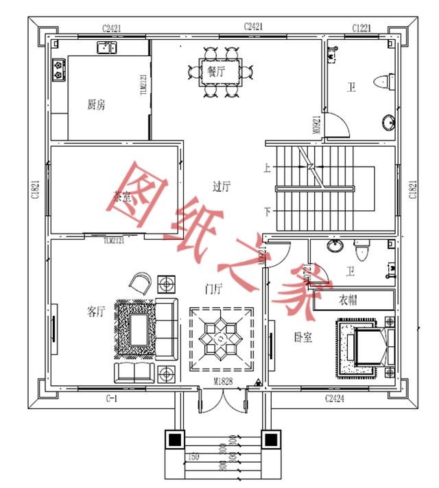 5款三層農(nóng)村別墅設計圖，溫馨舒適，戶型方正，簡單實用