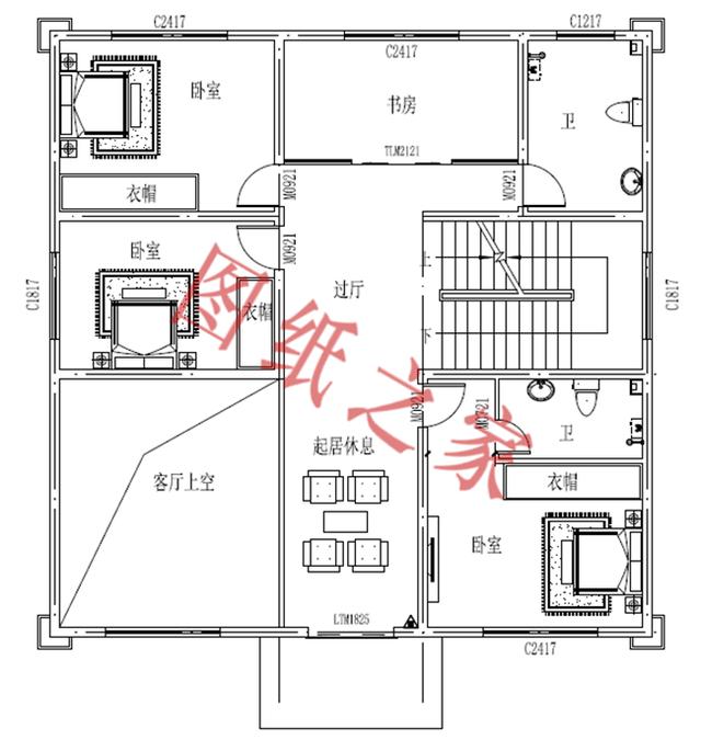 5款三層農(nóng)村別墅設計圖，溫馨舒適，戶型方正，簡單實用