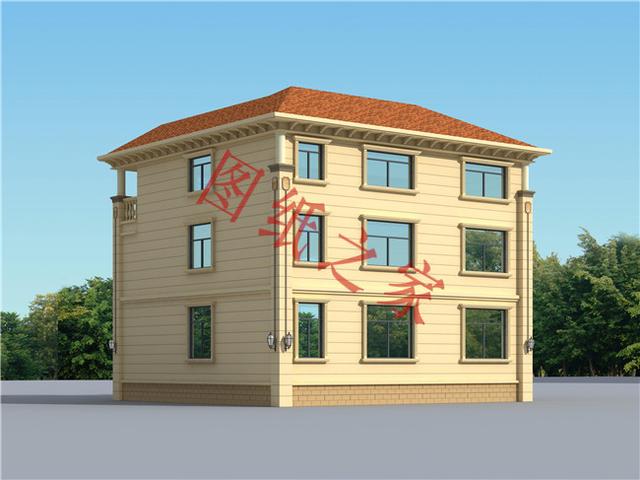 5款三層農(nóng)村別墅設計圖，溫馨舒適，戶型方正，簡單實用