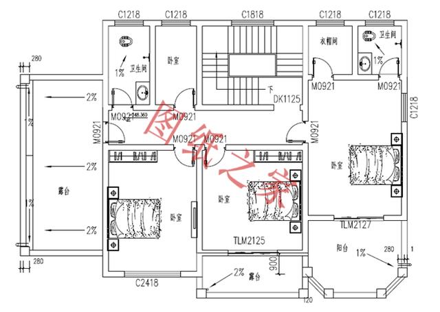 6款二層別墅設(shè)計(jì)圖，布局合理，經(jīng)濟(jì)適用、戶型精美，適合農(nóng)村自建房。