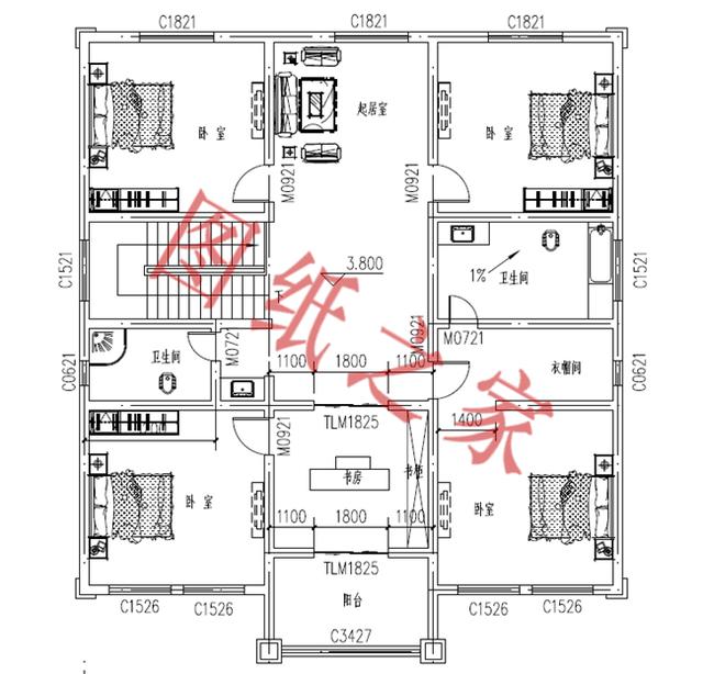 6款二層別墅設(shè)計(jì)圖，布局合理，經(jīng)濟(jì)適用、戶型精美，適合農(nóng)村自建房。