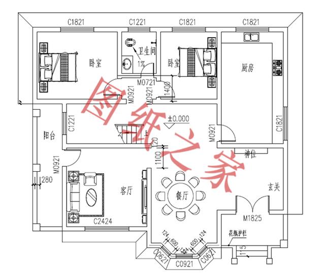 6款二層別墅設(shè)計(jì)圖，布局合理，經(jīng)濟(jì)適用、戶型精美，適合農(nóng)村自建房。