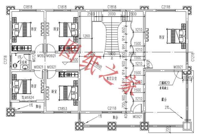 6款二層別墅設(shè)計(jì)圖，布局合理，經(jīng)濟(jì)適用、戶型精美，適合農(nóng)村自建房。