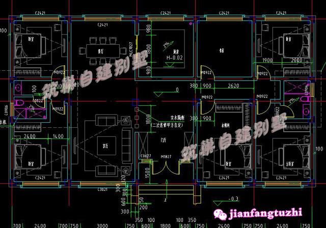 20x11米農(nóng)村一層別墅設計圖，帶堂屋，養(yǎng)老必選的一套房子