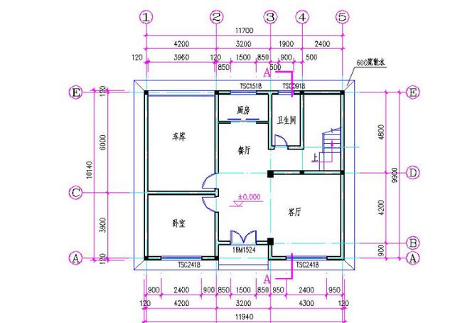 占地120平米的三層帶車庫別墅設(shè)計(jì)圖，精致實(shí)用，30萬以內(nèi)
