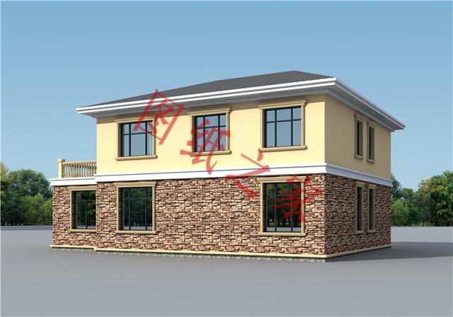 二層別墅設(shè)計圖，外觀新穎，快來選購吧！??！