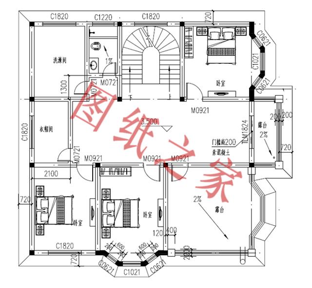 二層別墅設(shè)計圖，外觀新穎，快來選購吧?。?！
