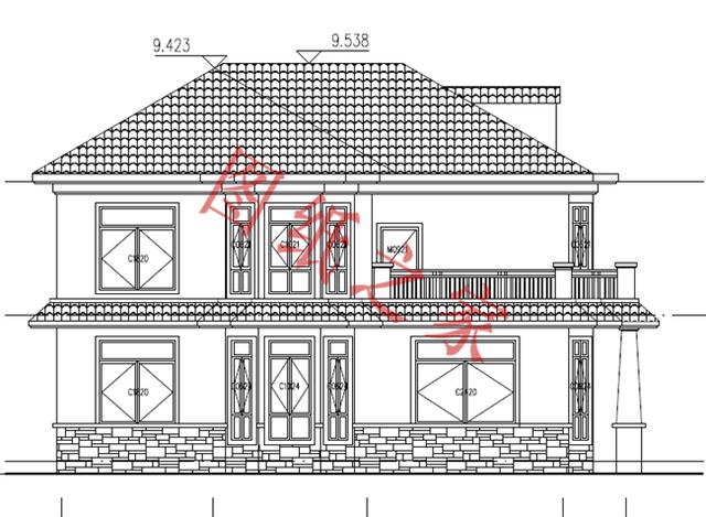 二層別墅設(shè)計圖，外觀新穎，快來選購吧?。?！